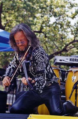 Jimbo Ross performing at The Playboy Jazz Festival